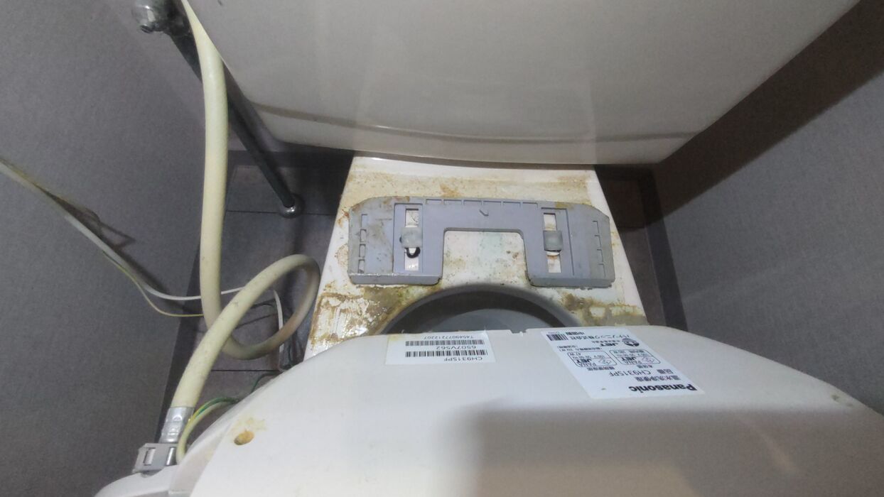画像1450：アイリスオーヤマドラム式洗濯乾燥機分解クリーニング